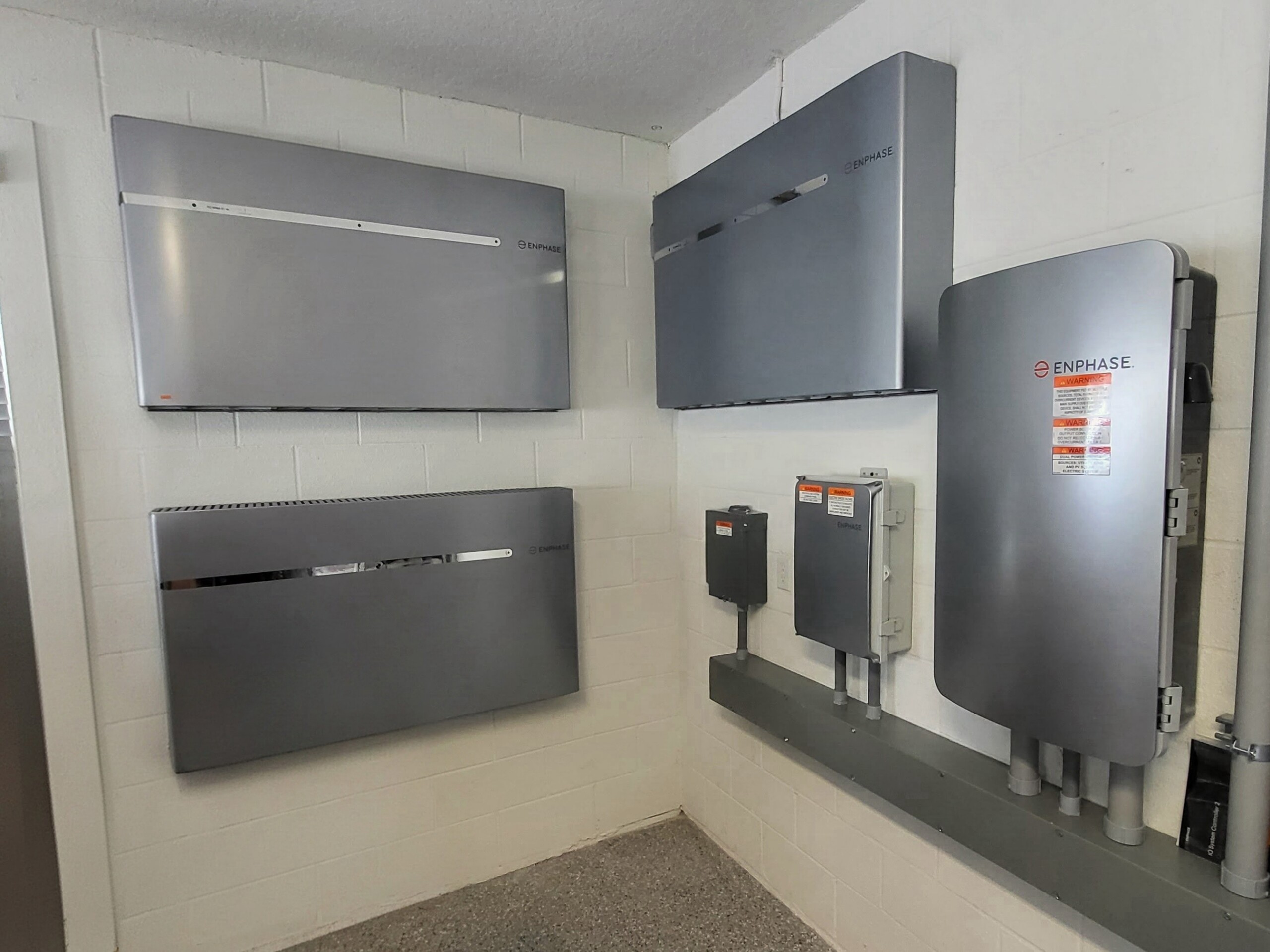 Sundial-installed Enphase home battery backup equipment