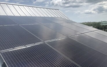 Completed residential solar electric installation by Sundial Solar Services