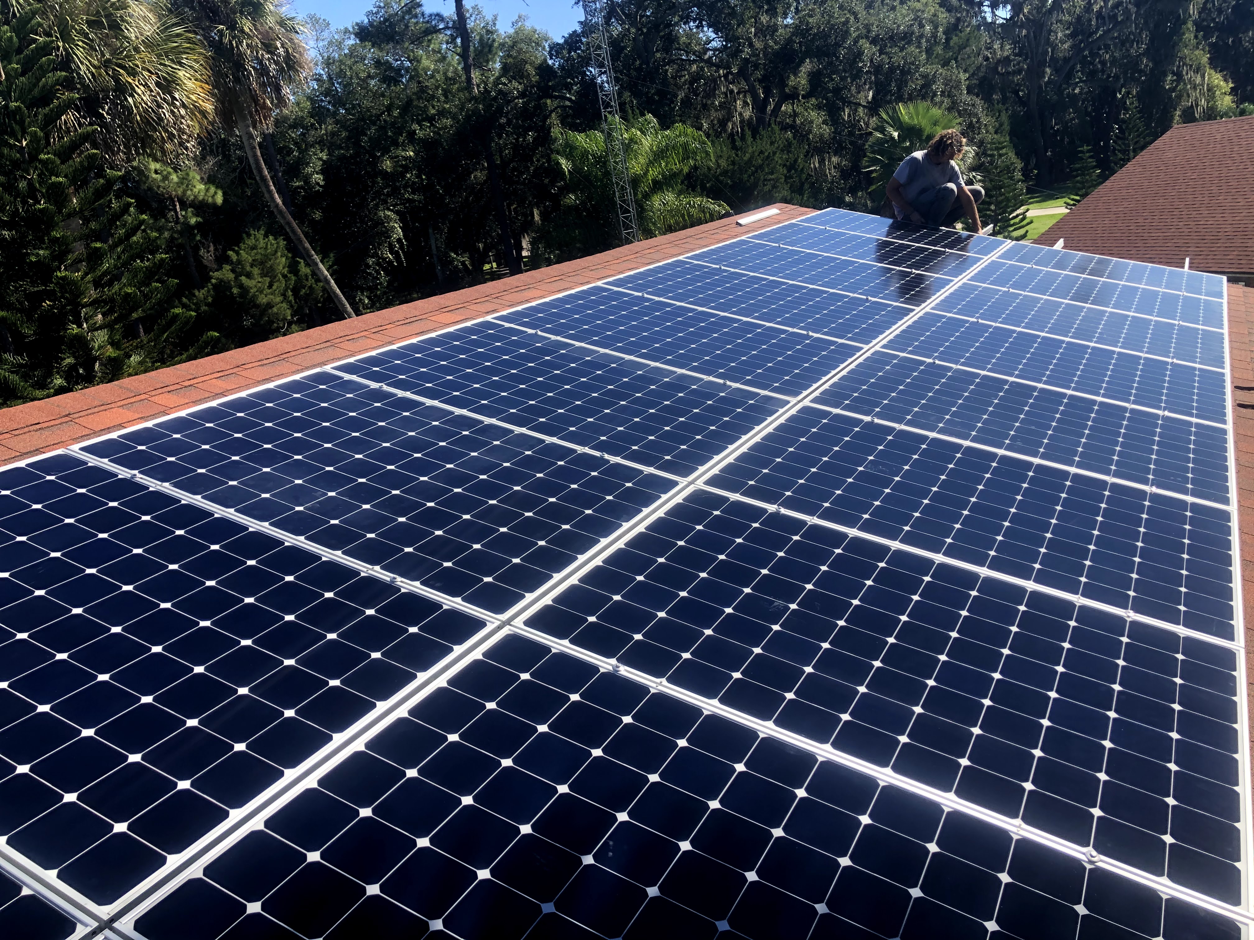 Sundial rooftop solar panel installation in Daytona Beach, Florida