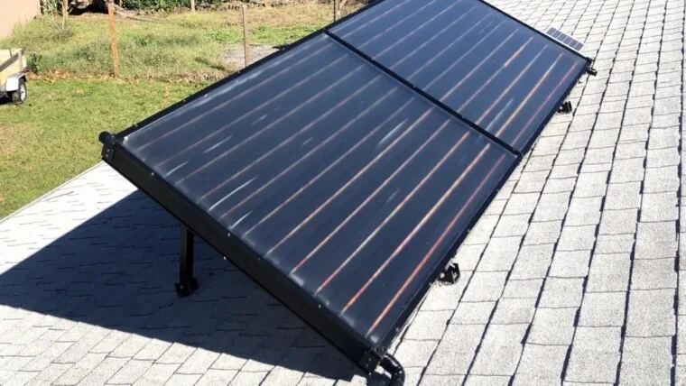 Glazed flat-plate solar water heating collectors